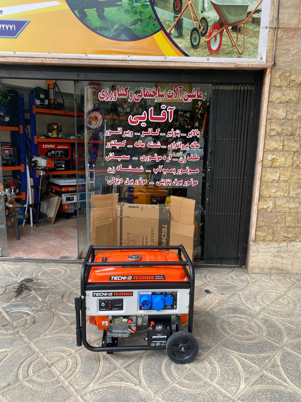 موتور برق تکنو 8.5 کیلووات با تابلو امرجنسی مدل PR12000EIA