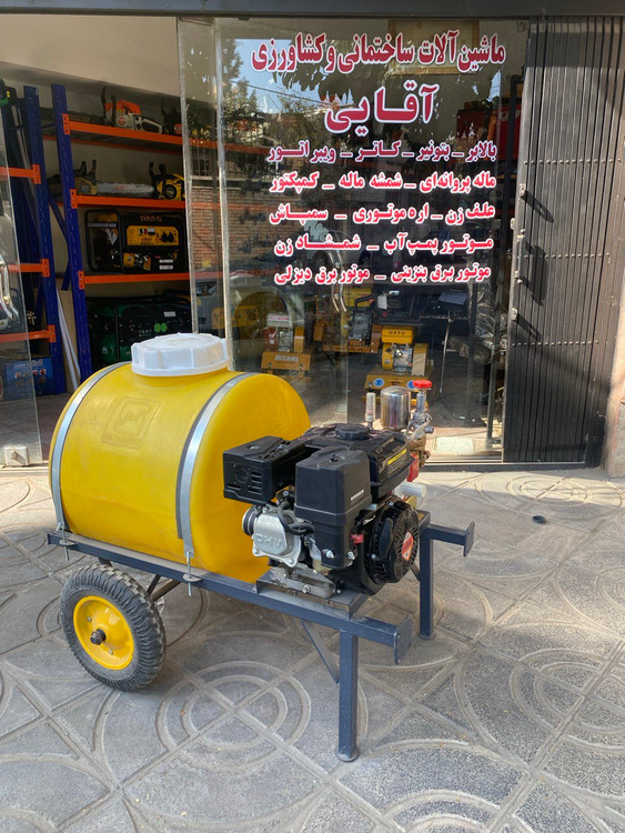 سمپاش فرغونی گلداسپرینگ 7.5 اسب 100 لیتری