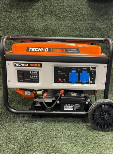 موتور برق 3 کیلووات تکنو استارتی چرخ و دسته دار