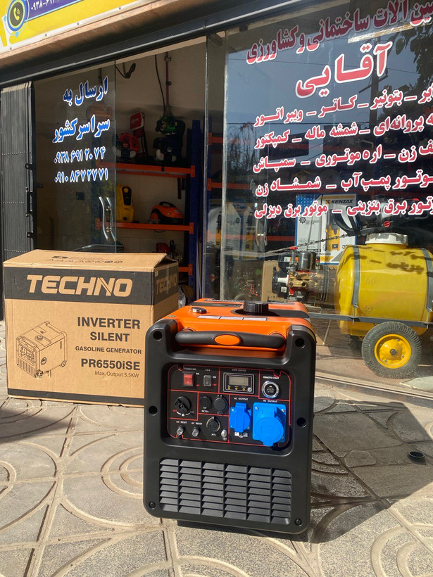 موتور برق 5.5 کیلووات تکنو سایلنت مدل PR6550iSE ریموت استارت