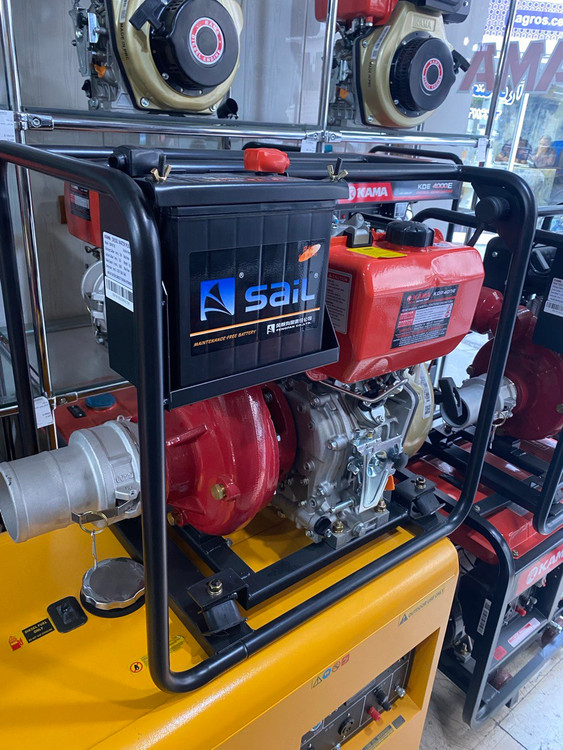 پمپ آب دیزلی کاما 4 اینچ ارتفاع بالا - 55 متری