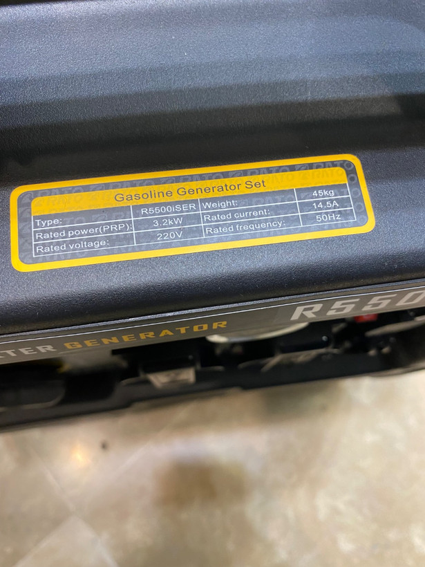موتور برق راتو مدل R5500iSER توان 3.5 کیلووات سایلنت