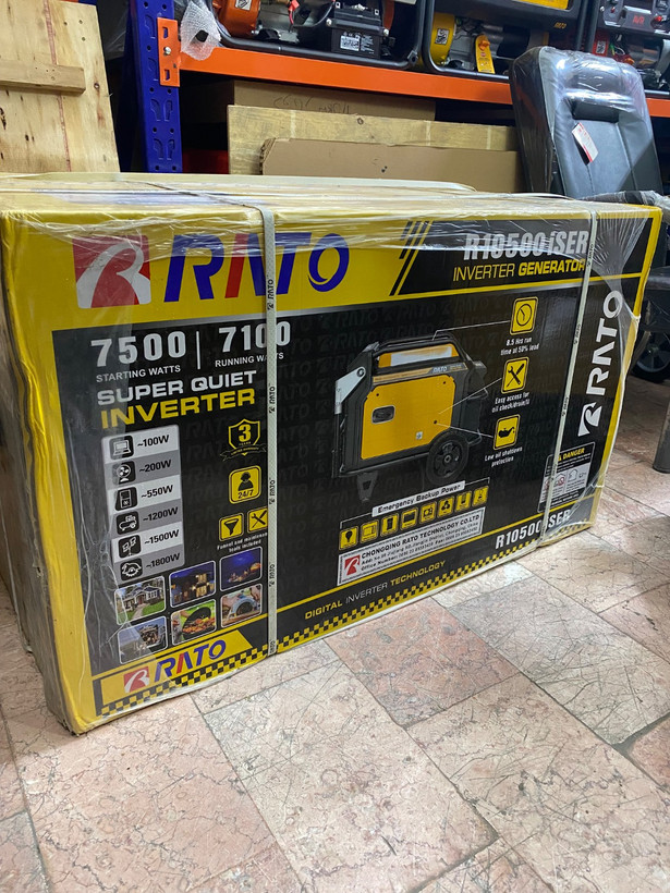 موتور برق راتو مدل R10500ISER توان 7.5 کیلووات سایلنت ریموتی