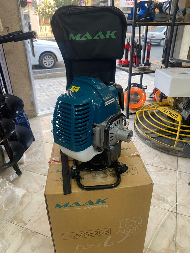 علف زن ماک مدل پشتی MG520B - موتور 2 زمانه