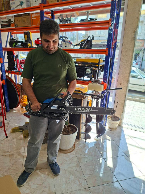 اره موتوری هیوندای 45 سانت مدل تکنو 700
